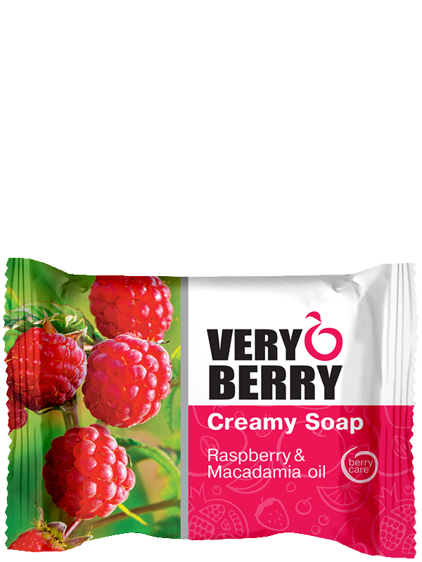 Крем-мило "Малина та олія макадамії" 100 г VERY BERRY