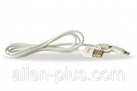 Кабель (smart phone data cable) HAVIT HV-CB610X USB TO Lightning+MicroUSB, фото 1