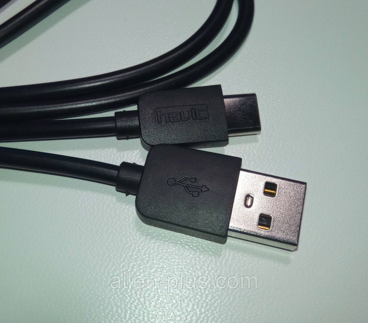 Кабель для передавання даних смартфона (smart phone data cable) HV-CB8701 USB TO USB TypeC, black