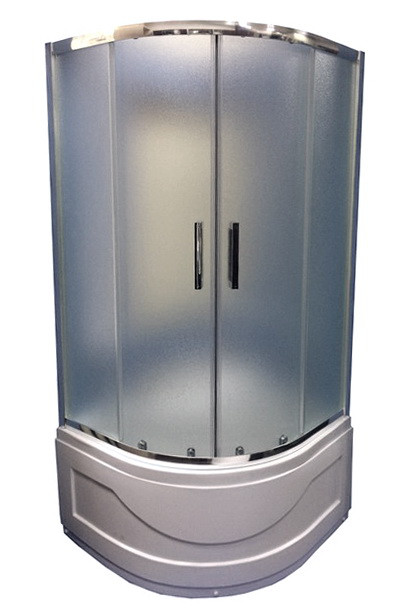 Душова кабіна VERONIS KV-3 80x80 см, скло матове, з глибоким піддоном, фото 1