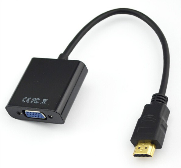 Адаптер-конвертер HDMI на VGA (перехідник) Converter емулятор монітора