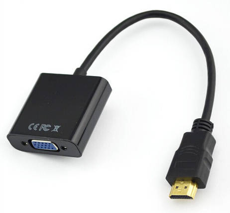 Адаптер-конвертер HDMI на VGA (перехідник) Converter емулятор монітора, фото 2