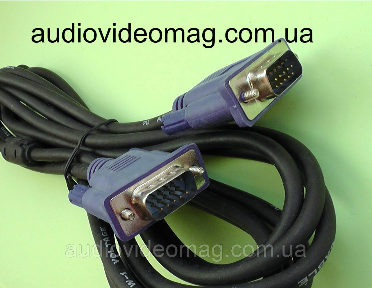 Кабель VGA-VGA з феритовим фільтром, довжина 3 метра, фото 1