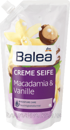 Рідке крем-мило Balea в запасному блоці Creme Seife Macadamia&Vanille NFB, 500 мл