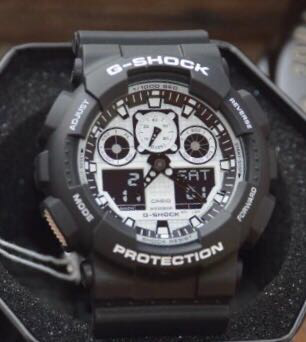 Часы Casio G-Shock GA-100BW-1AER - фото 1 - id-p281500233