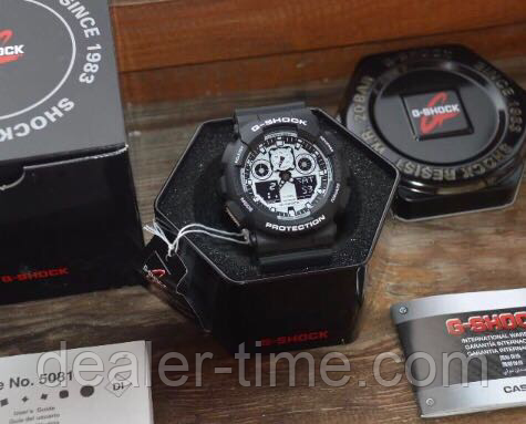 Часы Casio G-Shock GA-100BW-1AER - фото 3 - id-p281500233