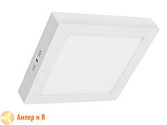 Світильник накладний світлодіодний LED-NGS-02S 4500 K 18 W (вт), квадрат NIGAS