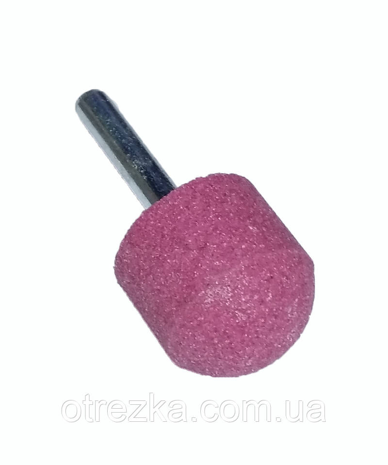 Куля шліфувальна напівсферична 25х25х6 мм рожевий корунд