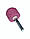 Куля шліфувальна напівсферична 25х25х6 мм рожевий корунд, фото 2