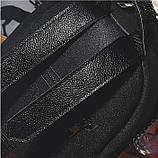 Рюкзак жіночий міський Стела з ланцюгами (чорний), фото 7