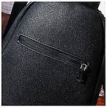 Рюкзак жіночий міський Стела з ланцюгами (чорний), фото 9