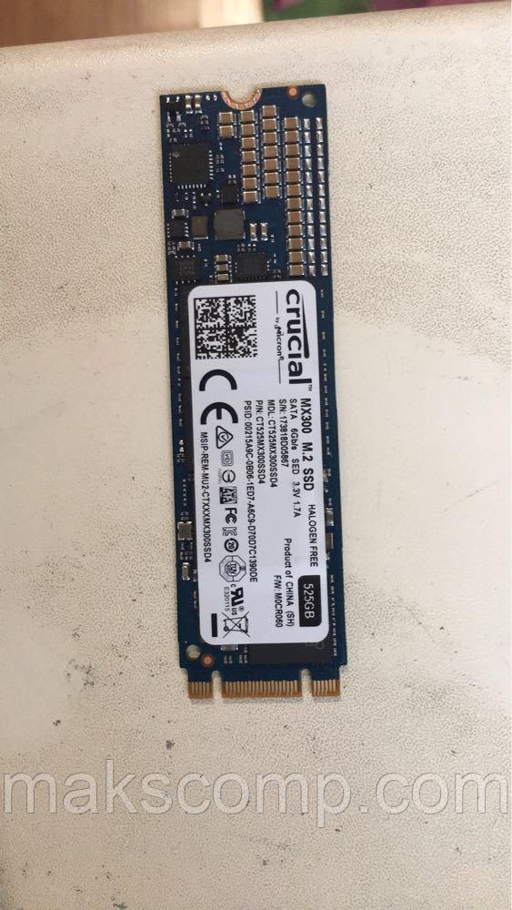 SSD Crucial MX300 525GB m.2 SATAIII