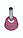 Куля шліфувальна зворотний конус 25х13х6 мм рожевий корунд, фото 2