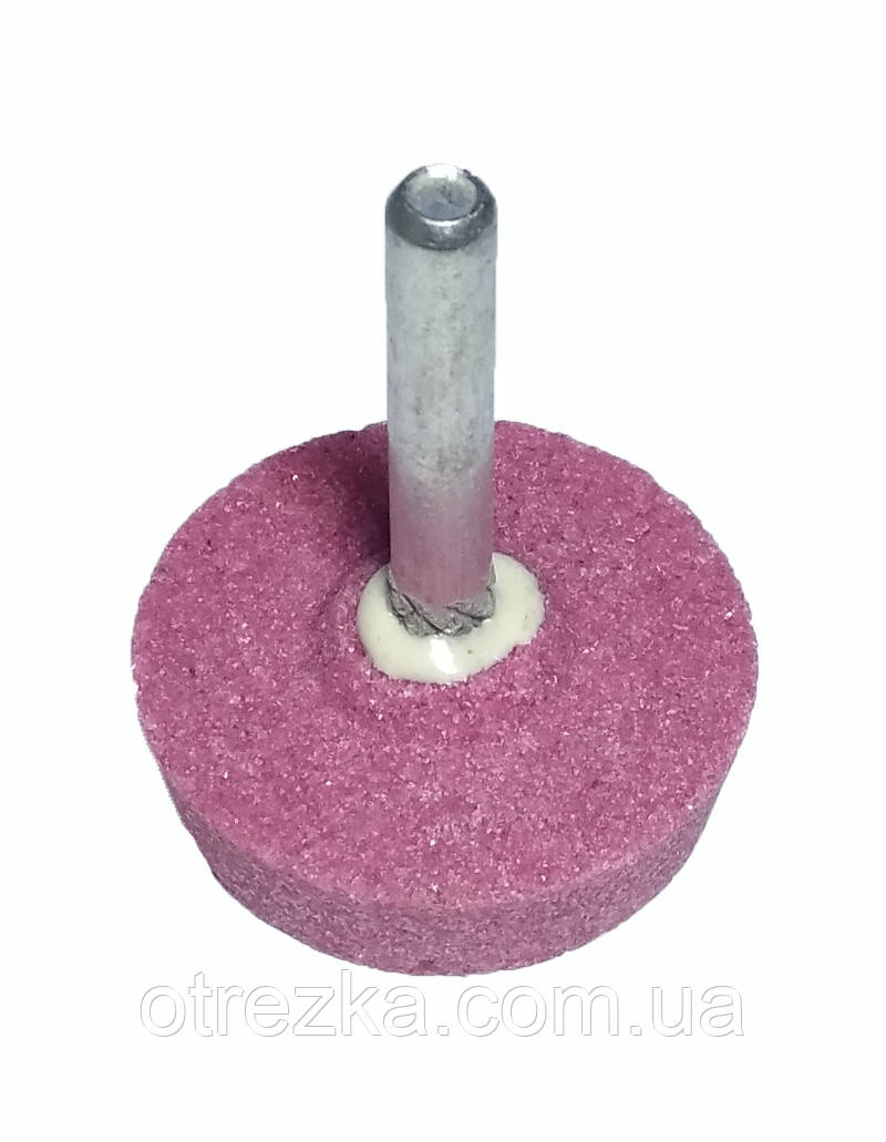 Куля шліфувальна конічна 38х10х6 мм рожевий корунд