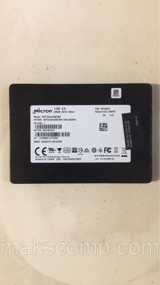 SSD Micron 1100 256Gb 2.5" SATAIII (MTFDDAK256TBN), фото 1