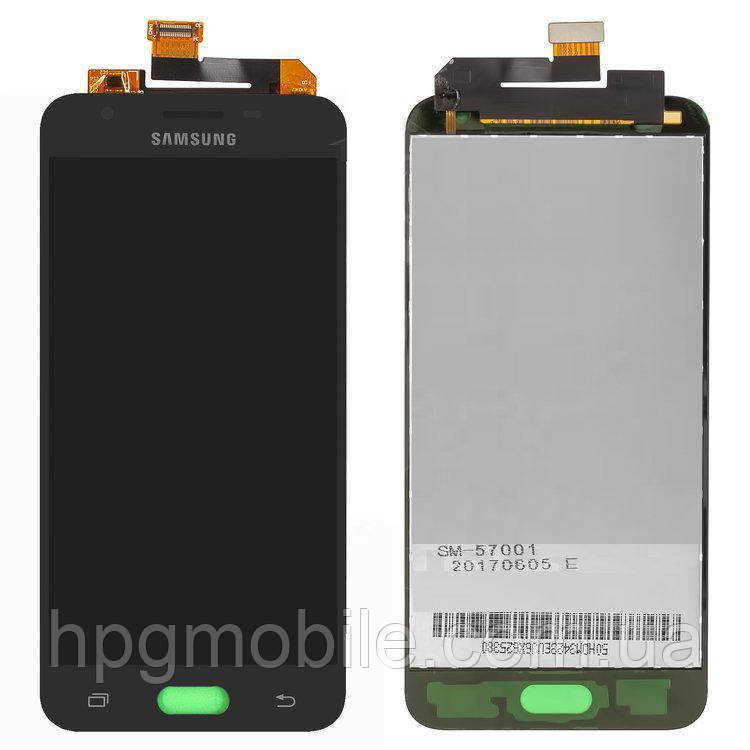 Дисплей для Samsung Galaxy On5 G570 (2016), модуль (екран і сенсор), чорний, оригінал сервісний, фото 1