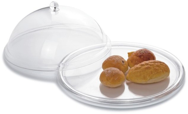 Вітрина з кришкою та тарілка 40 см кришка 36 см набір, фото 1