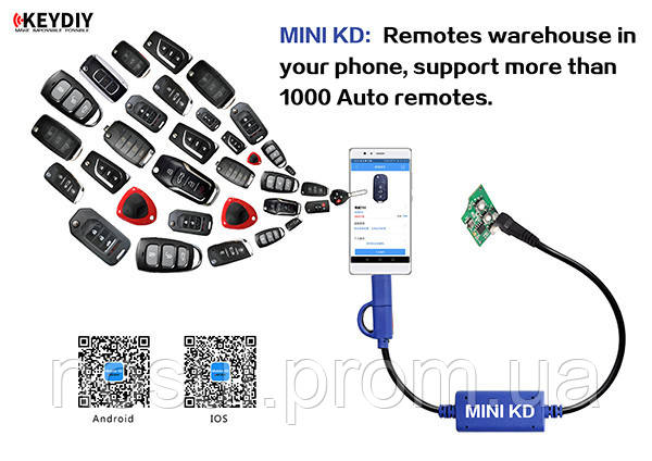 KEYDIY MINI KD - базовый набор, мобильный программатор - фото 9 - id-p584729105