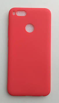 Силіконовий чохол для Xiaomi Mi5x / Mi A1 червоний матовий Червоний [1248]