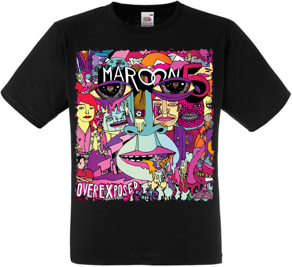 Футболка Maroon 5 "Overexposed"
