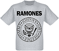 Футболка Ramones "Hey! Ho! Let's Go" (меланж)