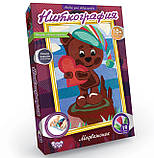 Набір для творчості 'Ниткографія' Ведмедик із серцем (NG-01-09), фото 2