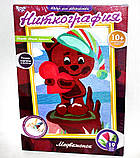 Набір для творчості 'Ниткографія' Ведмедик із серцем (NG-01-09), фото 3