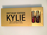Набір матових рідких помад Birthday Edition Kylie Matte Liquid Lipstick, фото 4