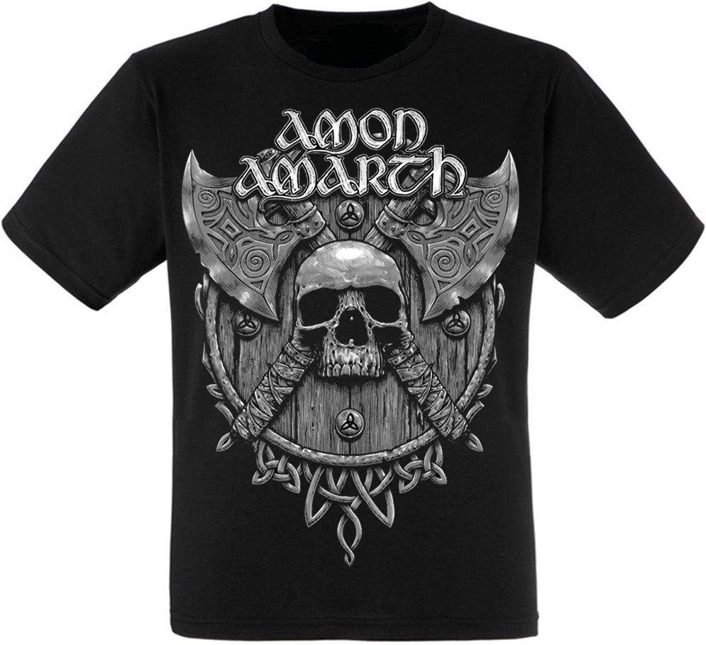 Футболка Amon Amarth (skull with axes)
