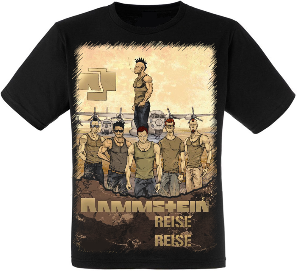 Футболка Rammstein "Reise Reise" (cartoon)