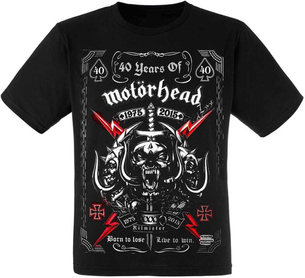 Футболка Motorhead "40 Years Of Motorhead"