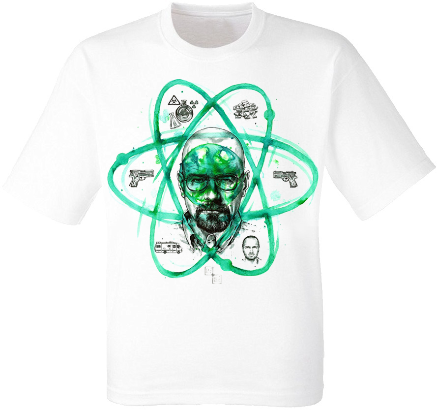 Футболка Breaking Bad "Гейзенберга" (біла)