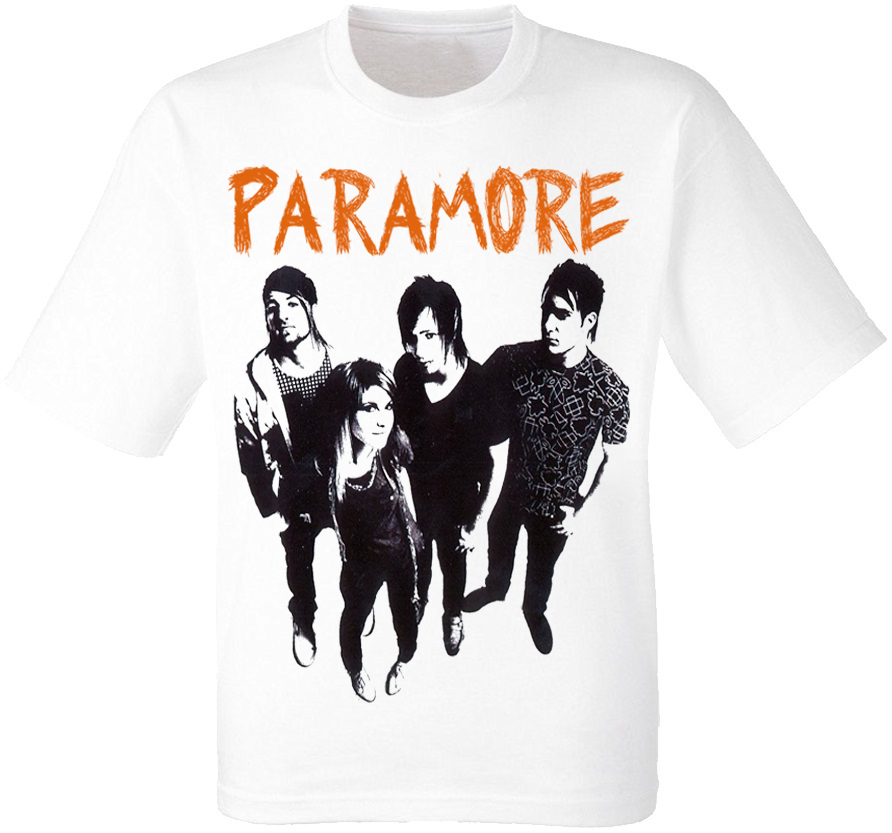 Футболка Paramore "Riot!" (біла)
