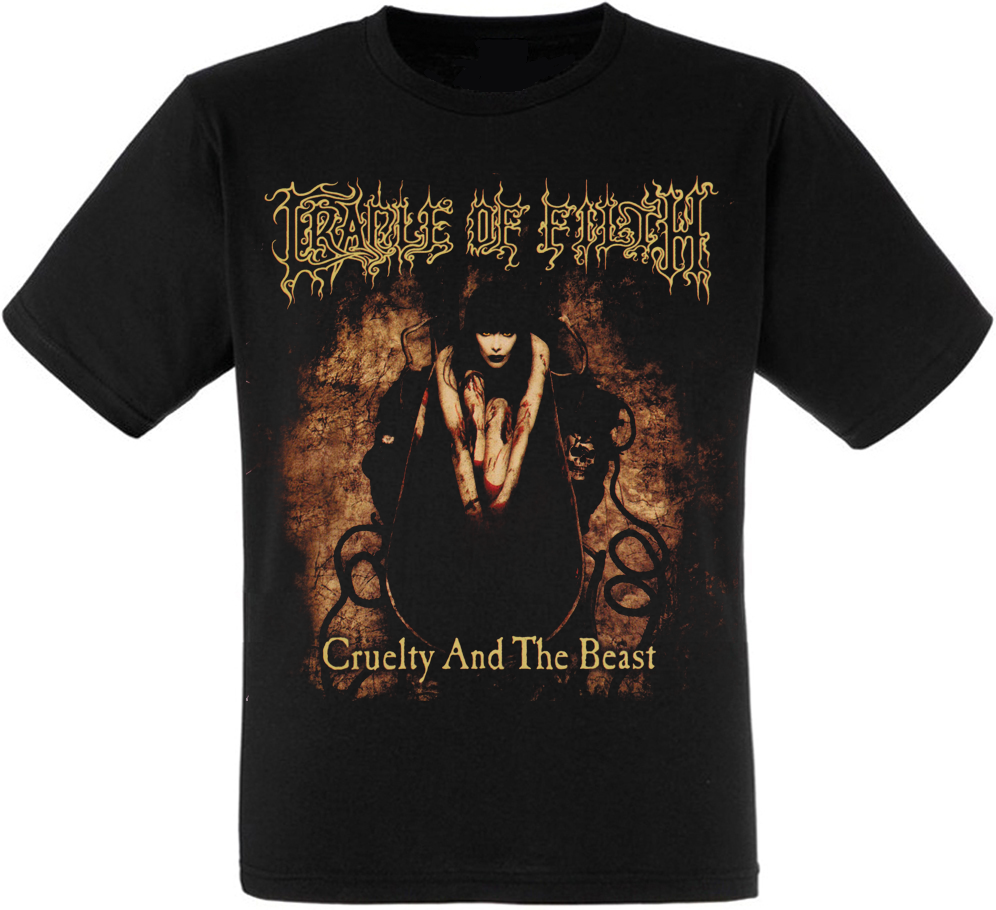 Футболка Cradle of Filth "Cruelty Brought Thee сад орхідей" (одностороння)
