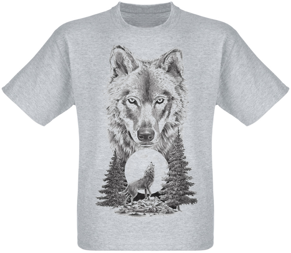 Футболка Howling Wolf To The Moon