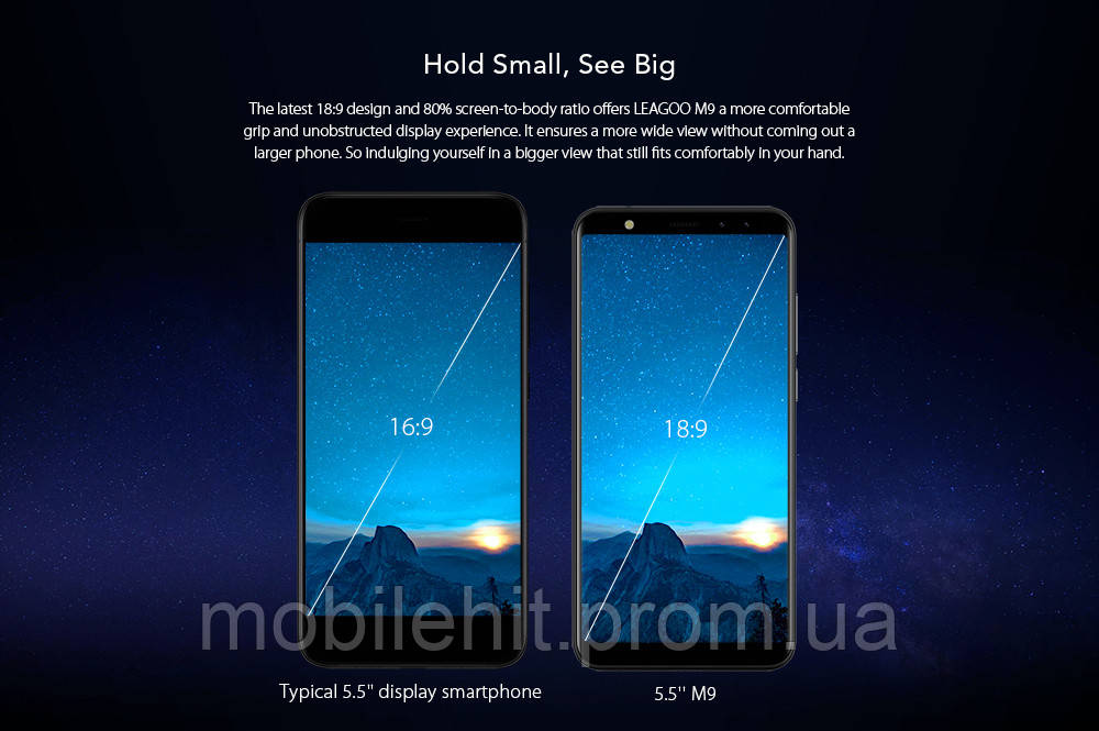 Смартфон Leagoo M9 Черный 5.5 2/16Гб 18:9 +Бампер хит 2019 - фото 6 - id-p636518885