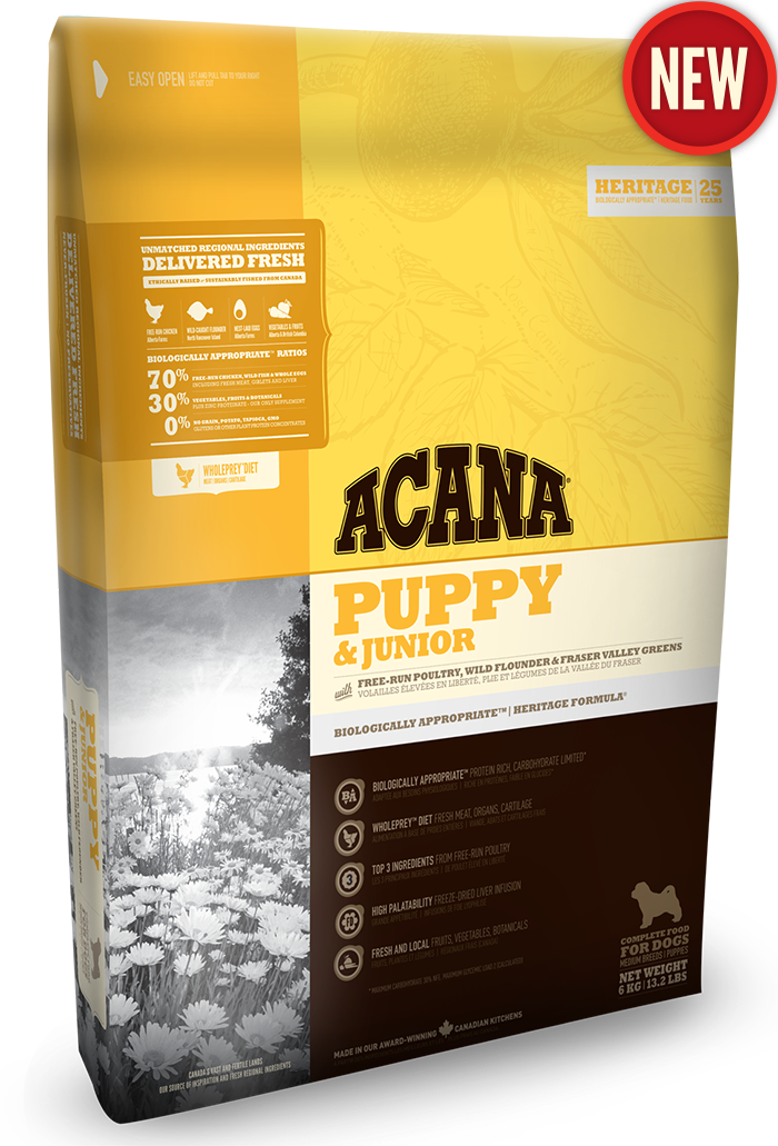 Сухой корм Acana Puppy&Junior 11.4кг + Поводок-контроллер в подарок