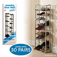 Стойка полка для обуви на 30 пар Amazing shoe rack