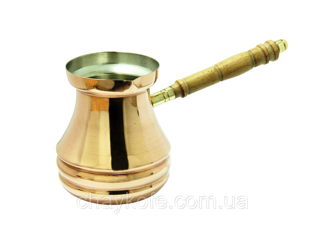 ТУРКА МЕДНАЯ ДЛЯ КОФЕ катаная толстая Классик малая: продажа, цена в ...