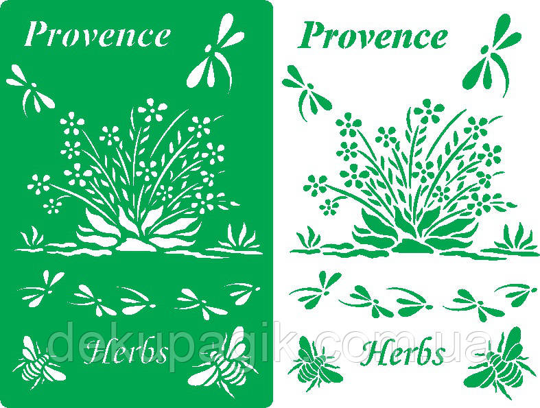 Трафарет багаторазовий самоклеючий ПР_4, 15х20см, фото 1