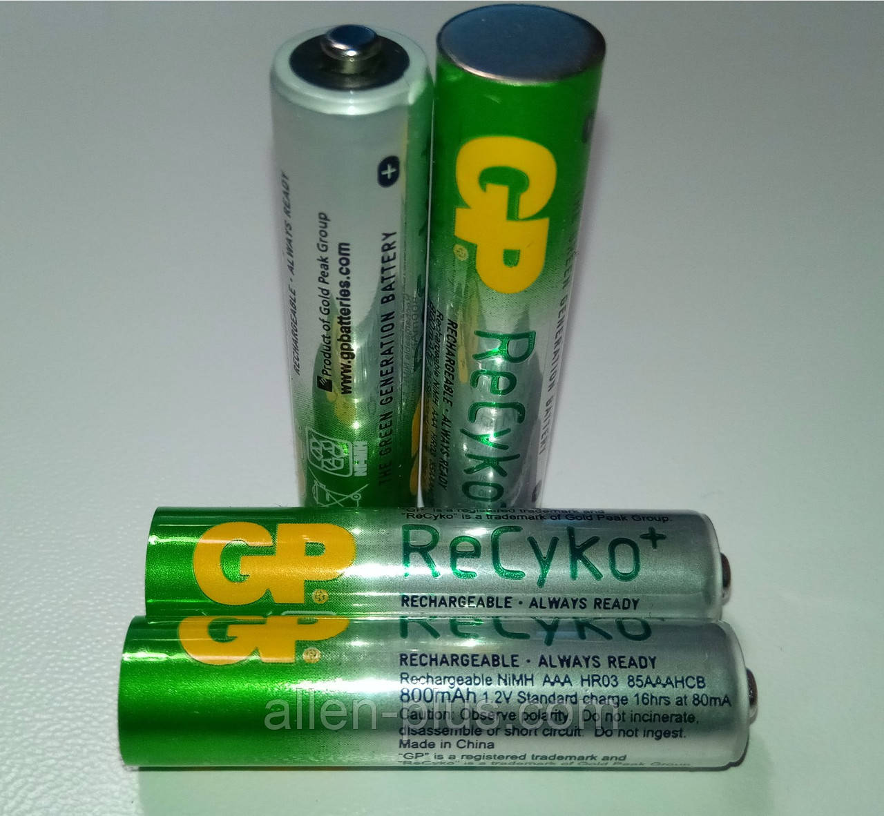 Аккумулятор GP Green Generation ReCyko+ АAА 1.2V 800mAh Ni-MH