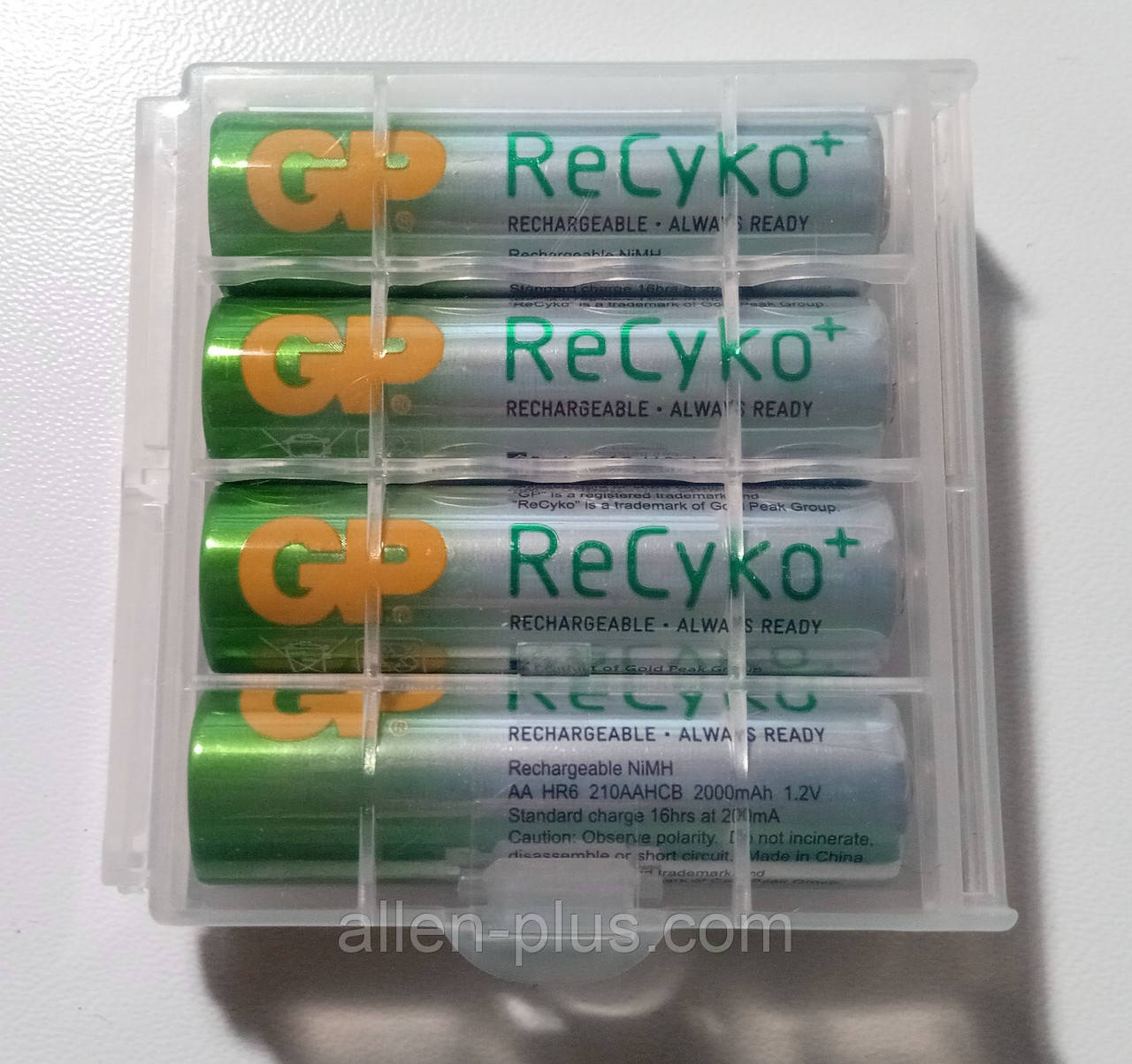 Комплект акумуляторів (4 шт.) GP Green Generation ReCyko+ АА 1.2V 2000mAh Ni-MH