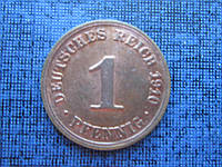 Монета 1 пфенниг Германия 1910 А
