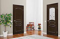 Двері ламіновані плівкою ПВХ Ліка ПГ каштан, фото 2