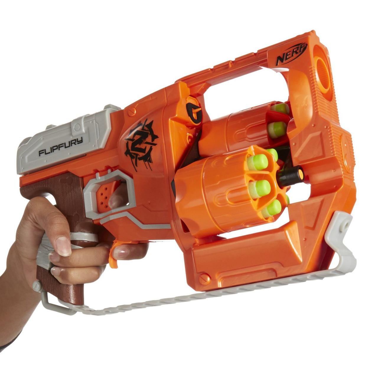 Nerf Zombie Strike FlipFury Blaster ID 636671855