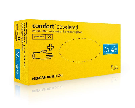 Латексні рукавички опудрені Comfort powdered®, фото 1