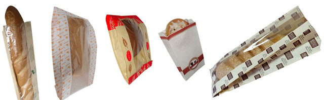 Паперовий пакет для випічки з вклейкою прозорого матеріалу Паперовий пакет для випічки з вклейкою прозорого матеріалу