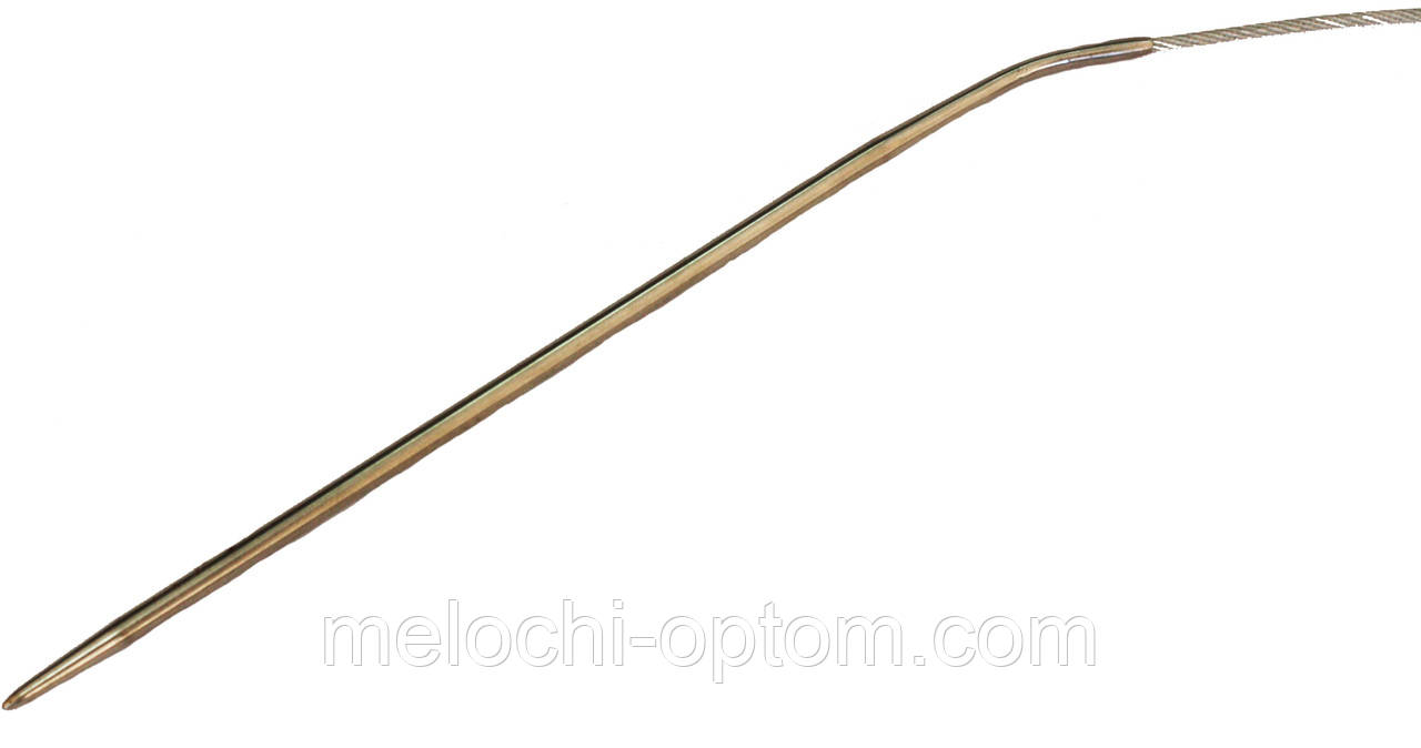 Спицы для вязания на тросике №3 80см спицы вязальные круговые, металлические спицы на тросе - фото 3 - id-p46975044
