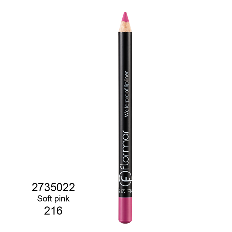 Водостійкий олівець для губ Flormar Waterpoof Lipliner (14 відтінків), фото 1
