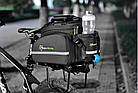 Велосумка на багажник RockBros чорна (ексклюзивна серія -карбон), фото 10